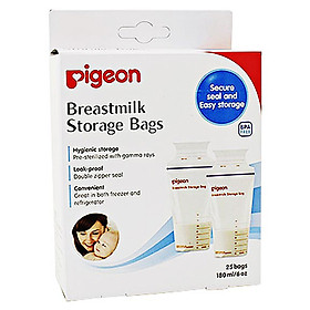 Túi Đựng Sữa Mẹ Pigeon 16654 (25 Túi - 180ML)