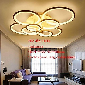 Mua Đèn Trần Led Hiện Đại 3 Màu Sáng_Có Điều Khiển