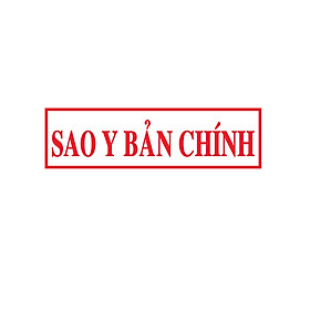 Mộc Dấu SAO Y BÁN CHÍNH HIỆU SHINY