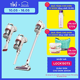Máy Hút Bụi Không Dây Dùng Pin Sạc Lock&Lock ENV116WHT (150W) - Hàng Chính Hãng