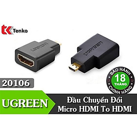 Đầu Chuyển Đổi Micro HDMI To HDMI Ugreen 20106 - Hàng chính hãng