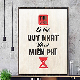 Mua 15 mẫu Tranh slogan treo tường tạo động lực học tập bằng gỗ 20 x 27 cm