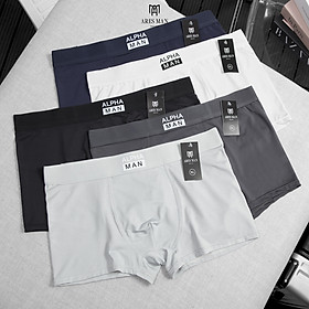 Combo 5 quần boxer nam, quần lót nam cao cấp chất thun lạnh siêu mềm mịn kháng khuẩn co giãn 4 chiều thấm hút mồ hôi tốt - Ares Shop