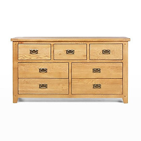 Mua Tủ 7 Ngăn Kéo Ngang Rustic Gỗ Sồi IBIE