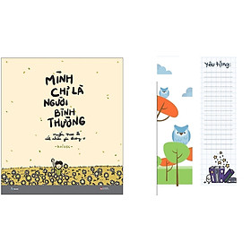 Sách Skybooks - Mình Chỉ Là Người Bình Thường (Tặng Bookmark)