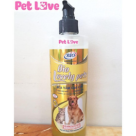 Sữa tắm Bio Lovely Pet 450ml dưỡng lông chó mèo siêu mượt, khử mùi hôi