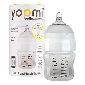 Bình Sữa Cao Cấp PP Yoomi (140ml) - Cổ Trắng