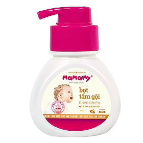 Bọt Tắm Gội (Sữa Tắm Gội) Thiên Nhiên Siêu Kháng Khuẩn An Toàn Cho Bé Mamamy Hương Fancy (200ml)
