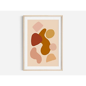 Tranh treo tường | Tranh nghệ thuật trừu tượng - Abstract Shape print, boho wall art, Abstract printable