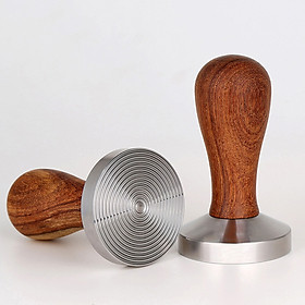 Mua Tamper Nén Cafe Espresso Inox Thân Gỗ Cao Cấp ( 58mm )