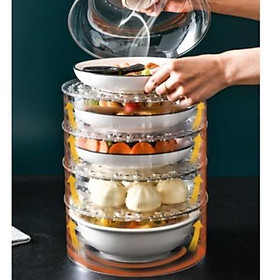 Lồng Bàn Đa Tầng Trong Suốt Nhựa Việt Nhật