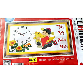 Mua Tranh thêu THẦN TÀI 222887(61x33cm) chưa thêu