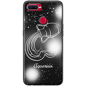 Ốp lưng dành cho Oppo A5s mẫu Cung hoàng đạo Aquarius (đen)