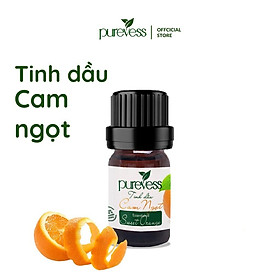 Tinh dầu Cam Ngọt Purevess, thiên nhiên nguyên chất, giúp thư giãn và sảng khoái tinh thần. 15ml
