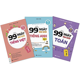 Nơi bán Combo 99 Ngày Em Giỏi Toán - Tiếng Việt - Tiếng Anh Lớp 3 - Giá Từ -1đ