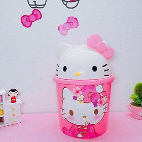 Mua Thùng 2 in1 đựng rác và khăn giấy Hello Kitty