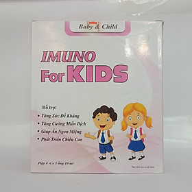 Siro IMUNU For KIDS - Tăng Cường Sức Đề Kháng