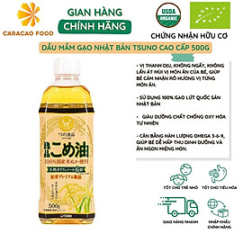 [Date 08/2024] Dầu Mầm Gạo Nhật Bản Tsuno Cao Cấp 500g