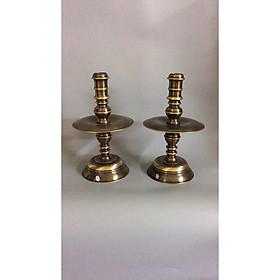 Mua Đôi chân nến màu giả cổ cao 36cm