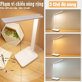 Mua Đèn học chống cận  đèn học để bàn học sinh gấp gọn  3 chế độ màu có thể tăng giảm độ sáng