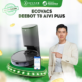 Mua Robot hút bụi lau nhà thông minh Ecovacs Deebot T8 Aivi Plus Bản Quốc Tế Chính Hãng - Tích Hợp Dock Sạc Hút Rác Tự Động  Lực Hút 1500PA  TrueMapping Chính Xác Hơn  Điều Hướng Laser DtoF - Hàng Chính Hãng
