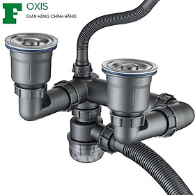 Mua Bộ Xiphong Chậu Rửa Chén Bát Giành Cho Chậu Inox 2 hố  Phi 50 Thoát Nước Nhanh  Ngăn Mùi  Chịu Nhiệt Có 1 Chống Tràn Kèm Van Thải RO