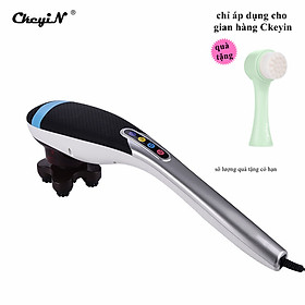 Máy mát xa cơ thể CkeyiN bằng điện với 6 đầu thay thế