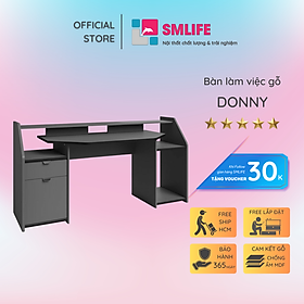 Mua Bàn làm việc  bàn học gỗ hiện đại SMLIFE Donny | Gỗ MDF dày 17mm chống ẩm | D180xR67.6xC92cm