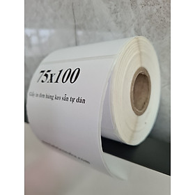 Mua Tem decal nhiệt 75x100mm (Khổ A7) in mã vận đơn - Decal 7.5x10 cm