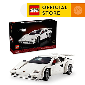 LEGO ICONS 10337 Đồ Chơi Lắp Ráp Lamborghini Countach 5000 Quattrovalvole (1506 chi tiết)