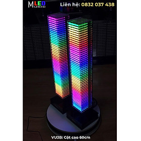 Đôi đèn Music LED nháy theo âm lượng nhạc VU3B