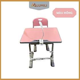 Mua Bàn học cho bé Lumili M1 bàn ghế trẻ em mix nhỏ gọn đơn giản cho học sinh chống gù chống cận thông minh