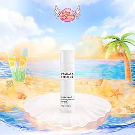 Son dưỡng môi chống nắng không màu và cải thiện bong tróc Paula's Choice LipScreen Broad Spectrum SPF 50 (Mã 2560)