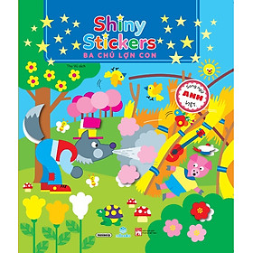 Combo 4 cuốn: Shiny Stickers song ngữ Anh-Việt