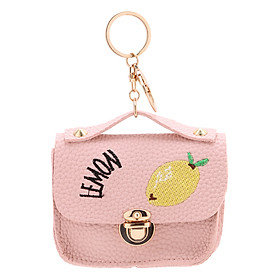 Móc Khóa Thanh Trà Túi Nút Thêu 5508 - Màu Hồng