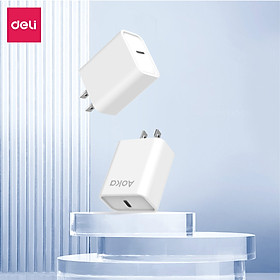 Mua Củ Sạc Nhanh AOKA by Deli 20W Sạc Nhanh Cho Điện Thoại - Siêu Bền Chống Nóng Chống Cháy Nổ hàng chính hãng VS6022