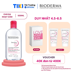 Nước tẩy trang Công Nghệ Micella Bioderma Sensibio H2O