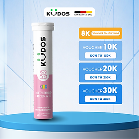 Thực phẩm bảo vệ sức khỏe KUDOS KIDS MULTIVITAMINS PLUS  CALCIUM & D3 (20 viên/tuýp)