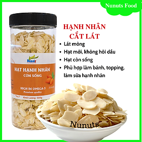 Hạnh nhân cắt lát mỏng Mỹ, dùng làm bánh Nunuts ( có nhiều lựa chọn)