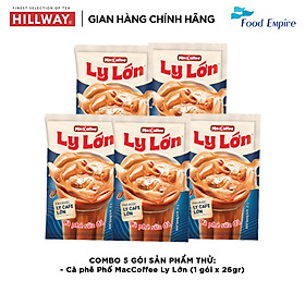 Hàng tặng không bánDATE 04 24 Combo 5 gói Cà phê Ly Lớn - Maccoffee 5 gói