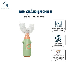 Mua Bàn Chải Đánh Răng Điện Tử Hình Chữ U Bằng Silicone 360° Tự Động Chăm Sóc Răng Miệng Cho Trẻ Em - Hàng Loại 1 - Chính Hãng MINIIN