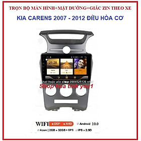 BỘ Màn hình ô tô DVD Androi lắp cho xe KIA CAREN 2007-2012 Mặt Dưỡng có giắc zin đi kèm,màn hình dvd cho ô tô,dvd ô tô