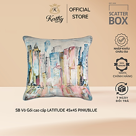 Mua SCATTER BOX Vỏ Gối Cao Cấp nhập khẩu Ireland Anh Quốc LATITUDE màu PINK/BLUE kích thước 45x45 phong cách hiện đại