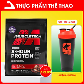 Thực phẩm tăng cơ 8 Hour Protein 4.6lbs (~2.09kg) - NHIỀU HƯƠNG VỊ –  KÈM QUÀ TẶNG - Bổ sung nguồn Protein kết hợp, giữa Whey hấp thụ nhanh giúp phục hồi phát triển cơ và Casein hấp thụ chậm, giúp nuôi dưỡng phát triển cơ bắp