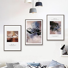 Mua Tranh canvas trừu tượng 40x60cm x3 bức