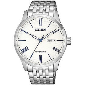Đồng Hồ Nam Citizen Dây Thép Không Gỉ NH8350-59B - Mặt Trắng