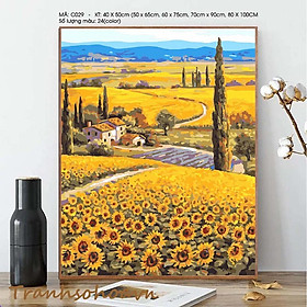 Mua Tranh Sơn Dầu Số Hóa Cánh Đồng Hướng Dương Sondausohoavn Tranh Số Hóa Mã Tranh C029