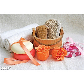 TRANH DÁN TƯỜNG 3D SPA NHẸ NHÀNG SP64 - TRANH NAIL - PHUN XĂM - SALON TÓC - NỐI MI - YAN SHOP