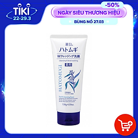 Sửa Rửa Mặt Ý Dĩ Hatomugi Naturie nội địa Nhật Bản 130g làm sạch nhờn, làm sáng da, mờ thâm mụn [ Được Mask 3W Clinic ]
