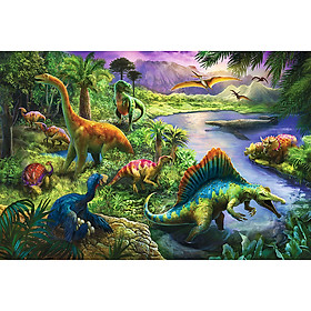 Tranh ghép hình chính hãng TREFL 13214 - 260 mảnh Khủng long Dinosaurs (jigsaw puzzle )